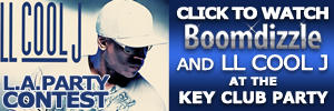 Boomdizzle and LL Cool J at the Key club Party
